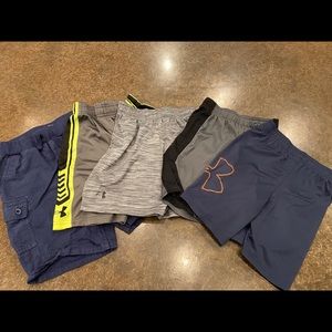 Boys Under Armor and Polo shorts
